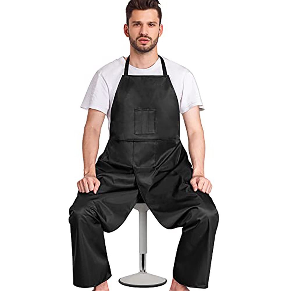 Reusable Full Coverage Waterproof Pottery Apron Split Leg -Lined Polyester Apron For Men & Women - For Ceramic Wheel Throwing, Woodturning, Painting, and Clay or Tattoo Artists - Image 2