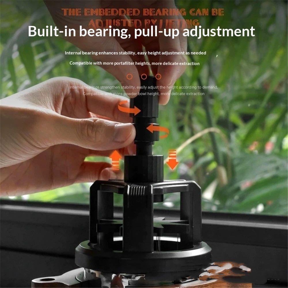53mm Tool ，Espresso Stirrer Distribution Tool,Compatible Adjustable Height,with Magnetic Suction - Image 2