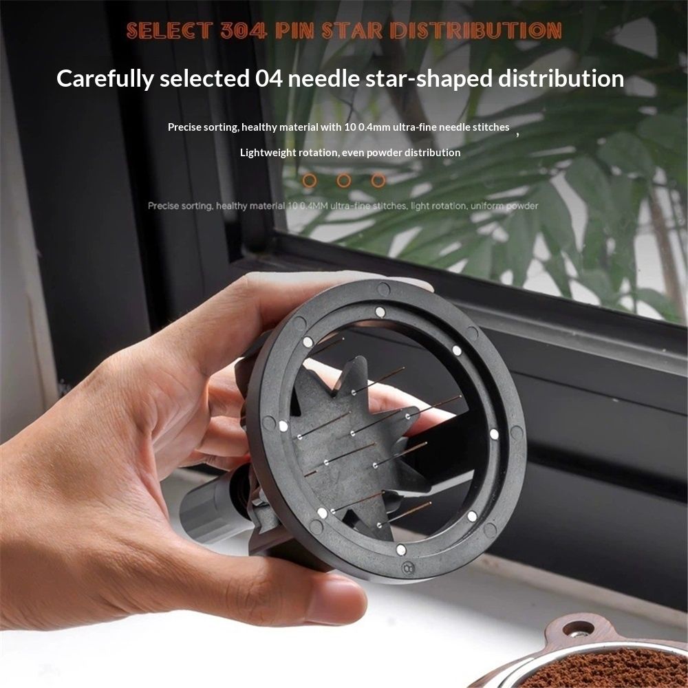 53mm Tool ，Espresso Stirrer Distribution Tool,Compatible Adjustable Height,with Magnetic Suction - Image 3