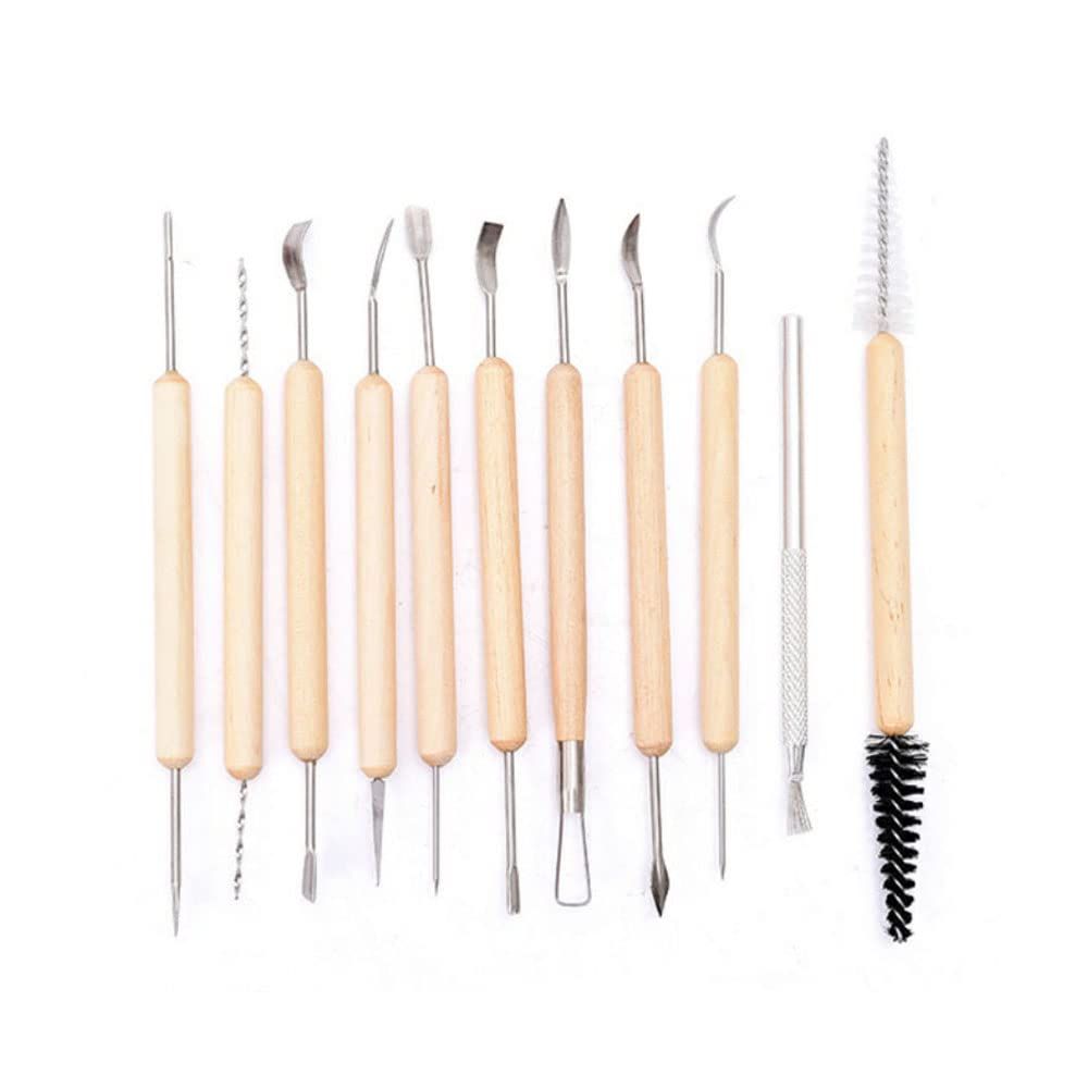 Clay Tools 40PCS Pottery Tools Clay Sculpting Tools Polymer Clay Tools Kit Ceramic Tools for DIY Handcraft Modeling Clay Carving Tools Set - Image 4