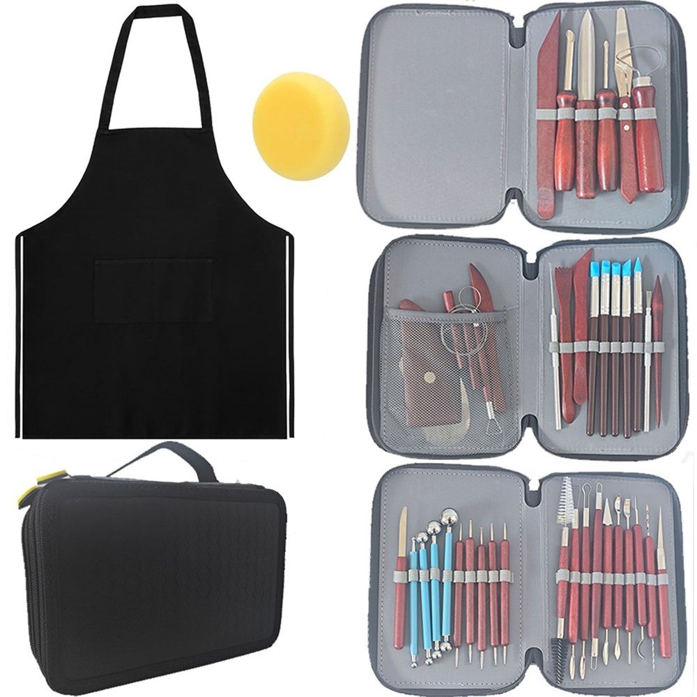 43pcs Pottery Tools, Clay Tools, Sculpting Tools, Pottery Kit, Air Dry Clay Tools, Pottery Clay Kit for Pottery Wheel, DIY Arts and Crafts - Image 1