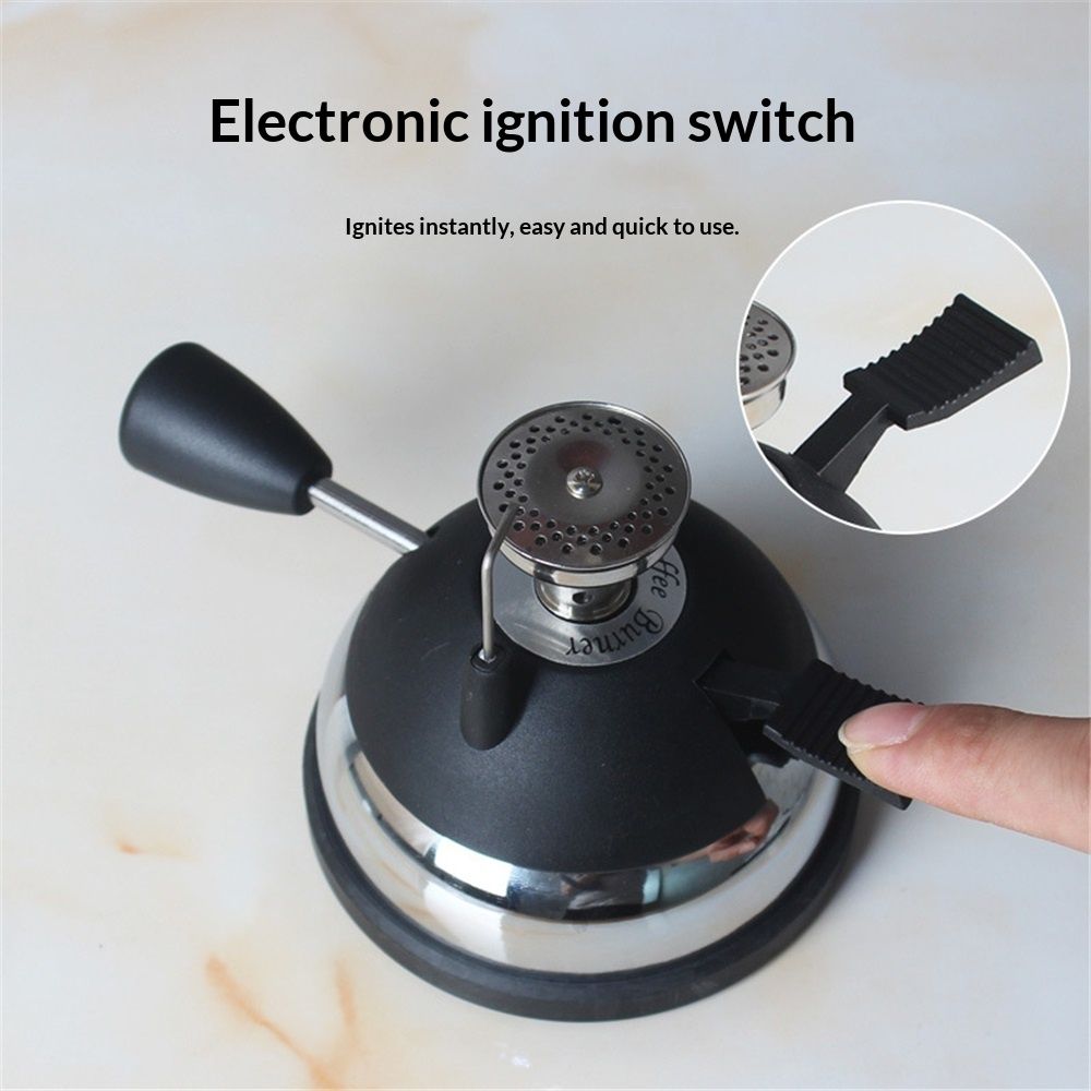 Butane Mini Burner for Tabletop Coffee Siphon Syphon Ceramic Windproof Torch Head Portable Cooking Stove Espresso Maker - Image 4