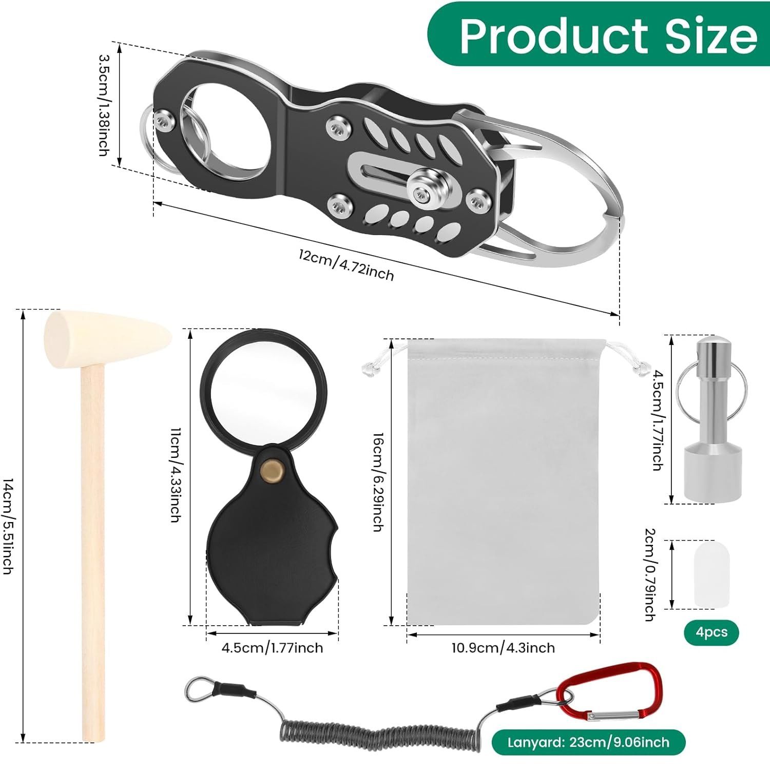 The Pocket Coin Tester Kit, Gold & Silver Coin Testing- Coin Validation via Ping Resonance Testing and Size Comparison, Portable Convenience & Technical Specifications Style. - Image 2