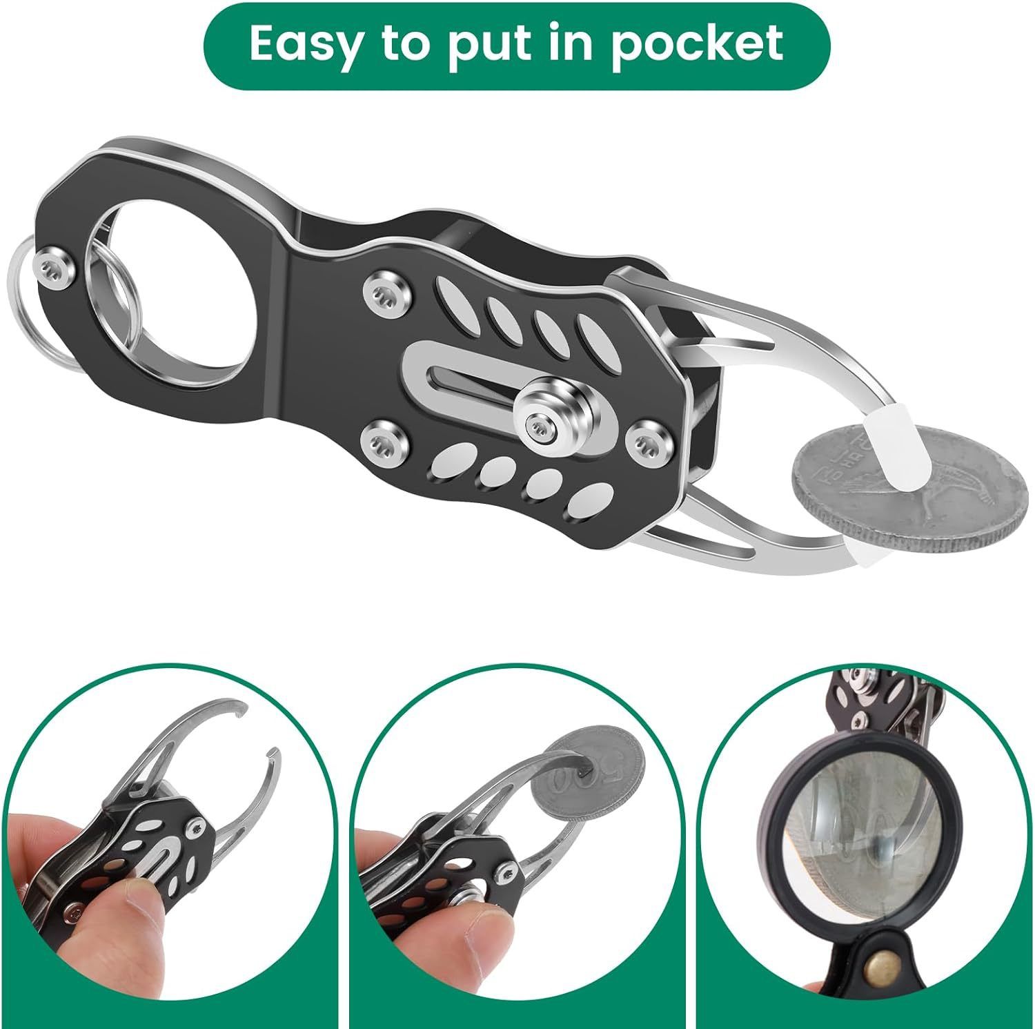 The Pocket Coin Tester Kit, Gold & Silver Coin Testing- Coin Validation via Ping Resonance Testing and Size Comparison, Portable Convenience & Technical Specifications Style. - Image 5