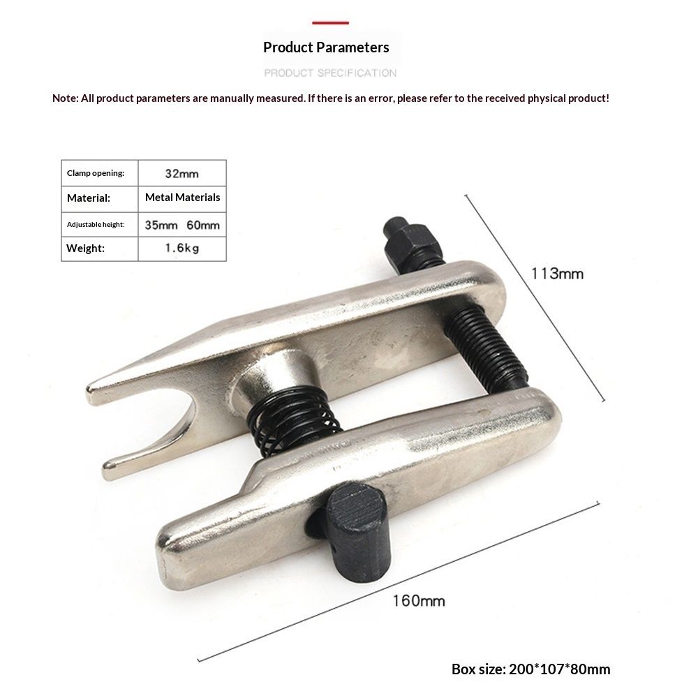 32mm Ball Joint Separator Tie Rod End Removal Puller  Ball Joint Remover Tie Rod End Puller for Separating Ball Joints - Image 2