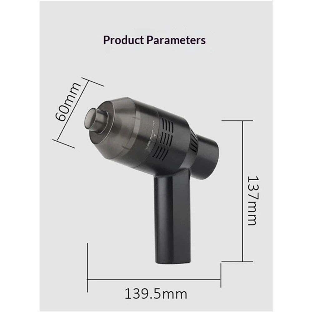 Upgraded mini keyboard vacuum cleaner, mini cordless computer vacuum cleaner for laptops, USB rechargeable mini vacuum cleaner for desktops, sofas, and cars - Image 5