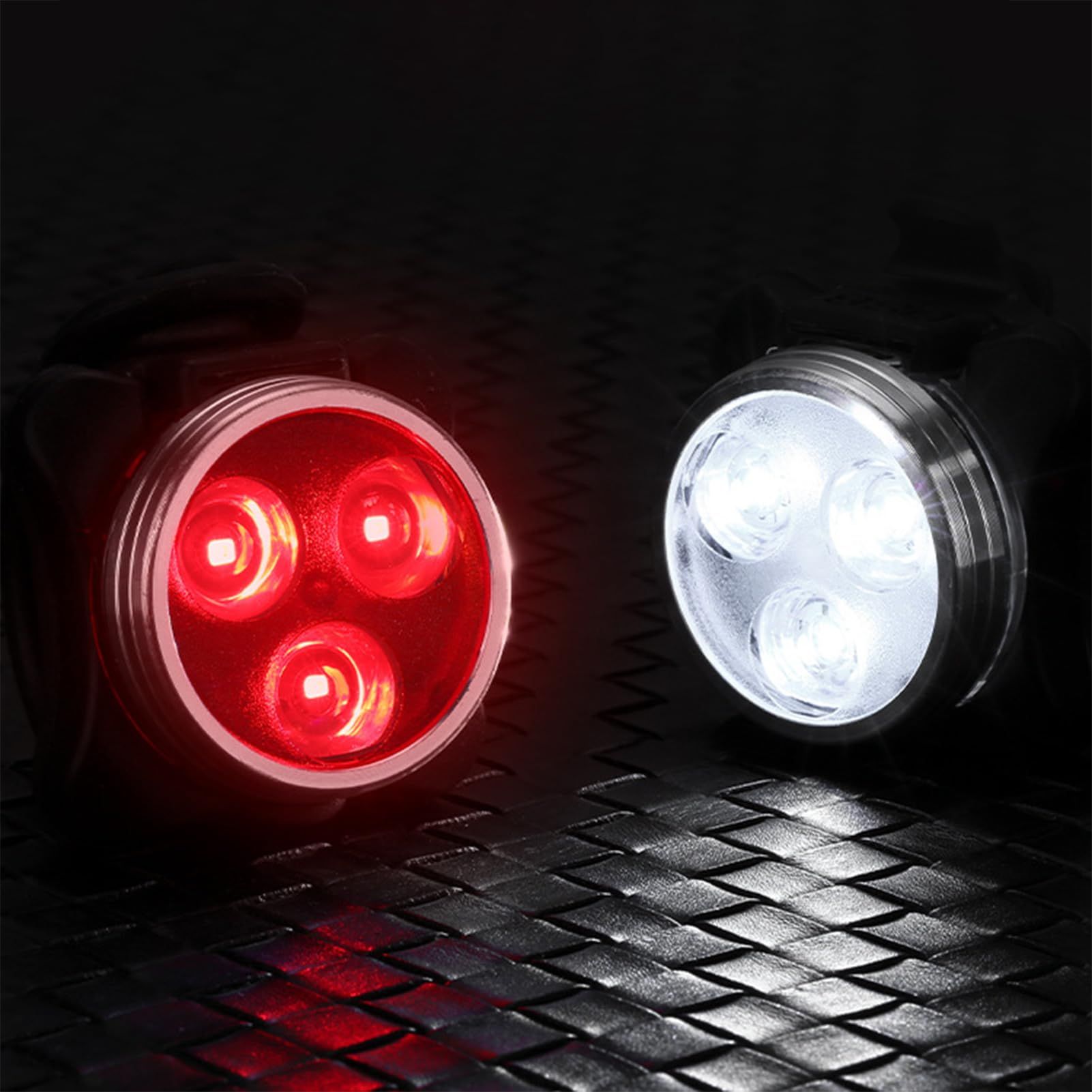 2pcs USB Rechargeable Bike Light, Waterproof Super Bike Lights for Night Riding 4 Light Mode Options Mountain Bike Headlight LED Lamp Bicycle Accessories - Image 2