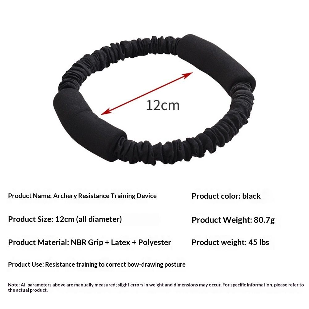 Archery Bow Trainer Rubber Stretch Bands 25-45 Lbs Draw Strength Training Device Aids Release Trainer Exerciser Workout Resistance Practice Equipment for Archery Bow Accessories - Image 3