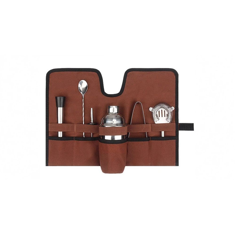 Stainless Steel Cocktail Shaker Set, Bartender Kit Includes Strainer and Stir Stick for Home, Bar, Party, Bar Accessories for The Home Bar Set (Silver) - Image 1