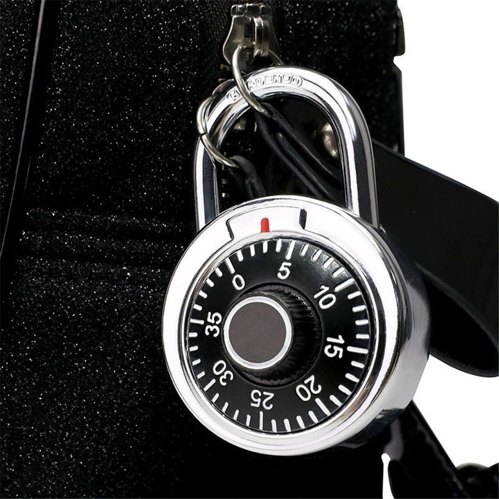 Master Lock Black Gym Locker Lock Combination Padlock, Indoor Combo Lock with Preset 3-Digit Code for Cabinets, Storage, 2 Pack - Image 2