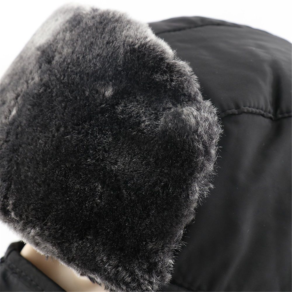 Winter Hats for Women Men Trapper Hat with Ear Flaps Warm Fur Fuzzy Hats for Cold Weather Trapper Hat Ear Flaps - Image 3