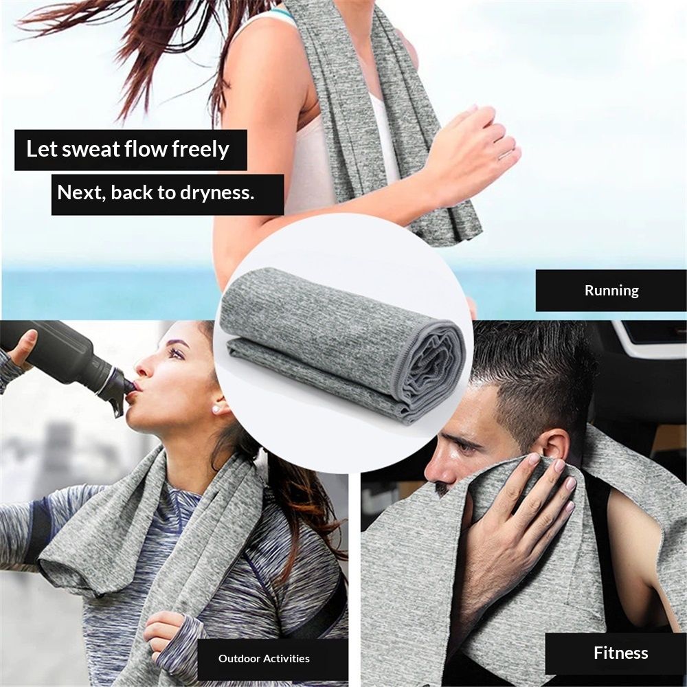 Travel Towel - 2 Quick Dry and Extra Soft Microfiber Towels, Lightweight and Compact for Gym, Swim Practice, Travel, Backpacking, Camping, RV, Beach, Camping - Image 3