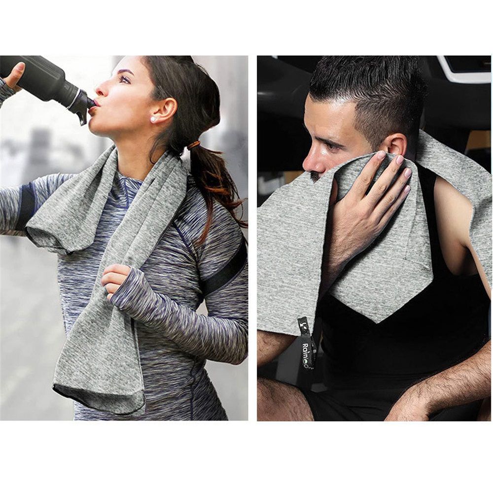 Travel Towel - 2 Quick Dry and Extra Soft Microfiber Towels, Lightweight and Compact for Gym, Swim Practice, Travel, Backpacking, Camping, RV, Beach, Camping - Image 5