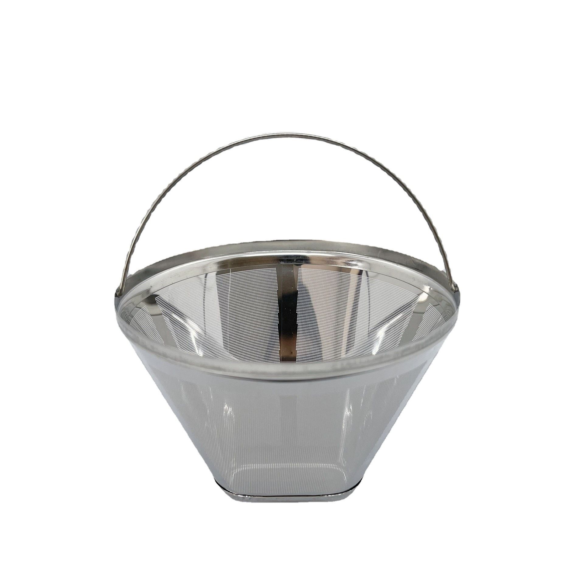 Reusable Cone Coffee Filters 304 Stainless Steel Coffee Filter，Filter Coffee Maker, 2Pcs Permanent Cone Filter - Image 1