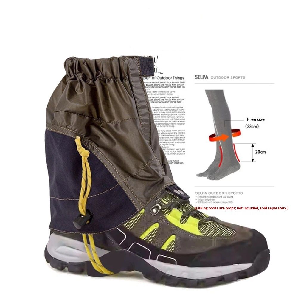 Short Leg Gaiters,Shoe Covers,Hiking Gaiters,Lightweight and Adjustable, Available in All Seasons,Waterproof,for Men and Women Hiking, Mountaineering,Walking, Hunting - Image 3