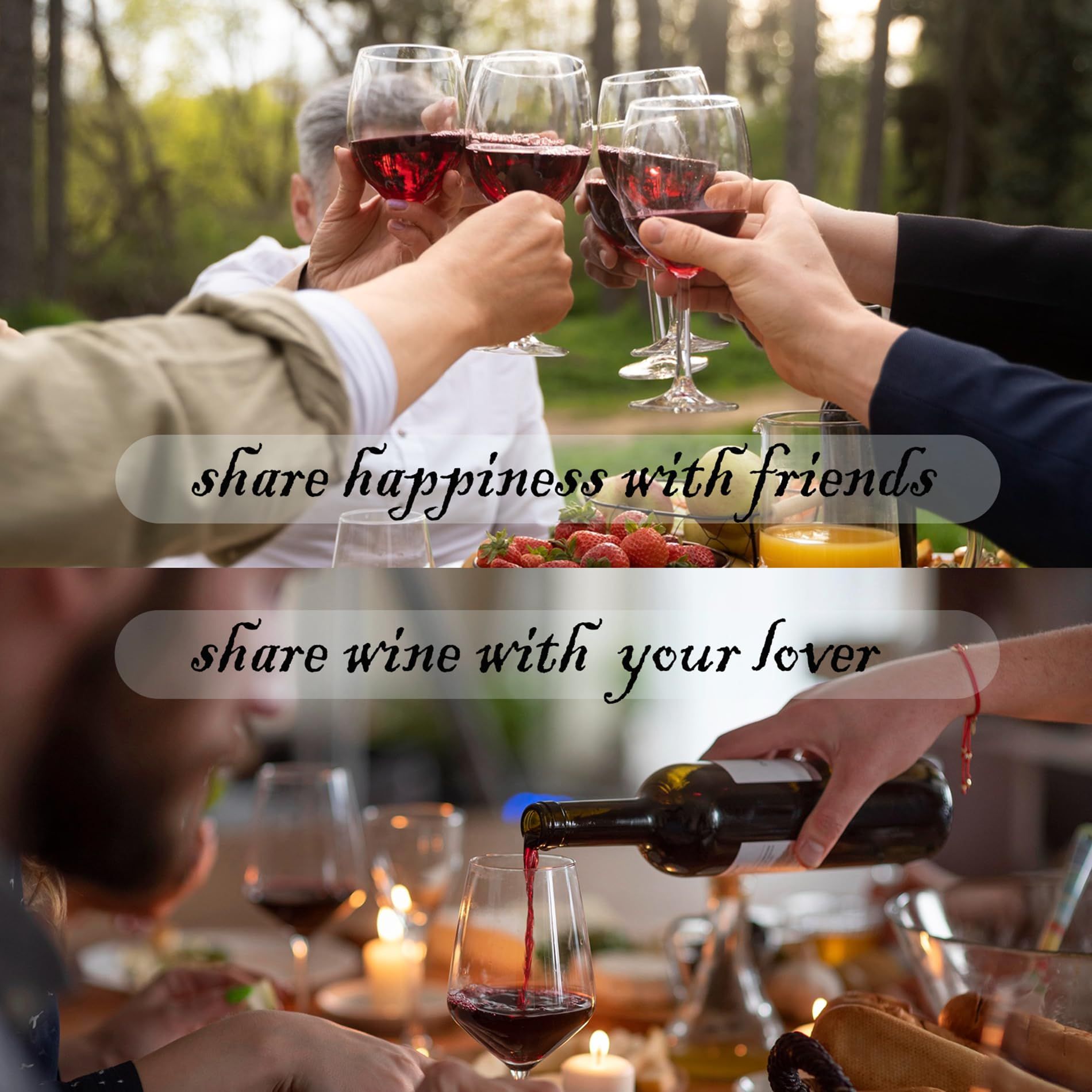 Wine Opener Travel Portable Pocket Air Pressure Pump Wine Bottle Opener Assemblable Design Corkscrew 7S Quick Bottle Opening for Home, Restaurant, Party - Image 5