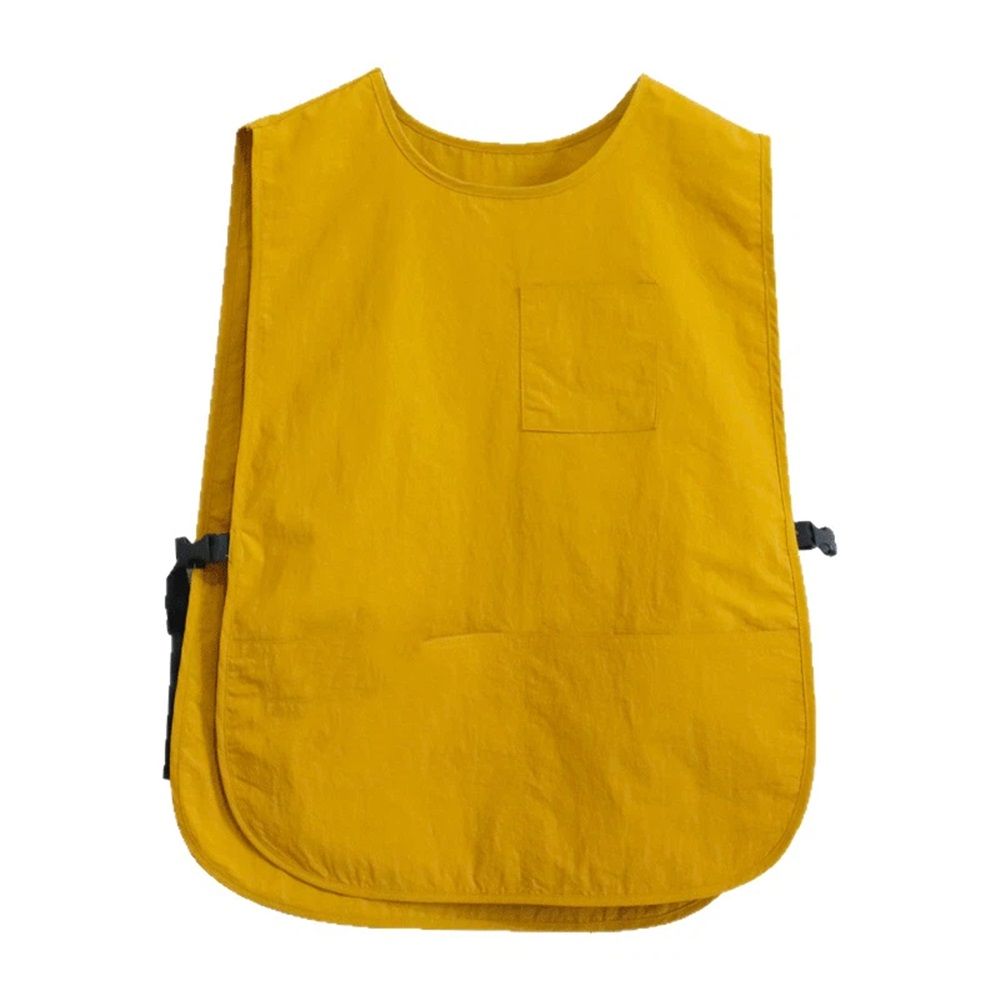 Waterproof Apron for Women with Pockets Barber Smock Buckle Design Hair Stylist Apron for Kitchen Garden Men - Image 1