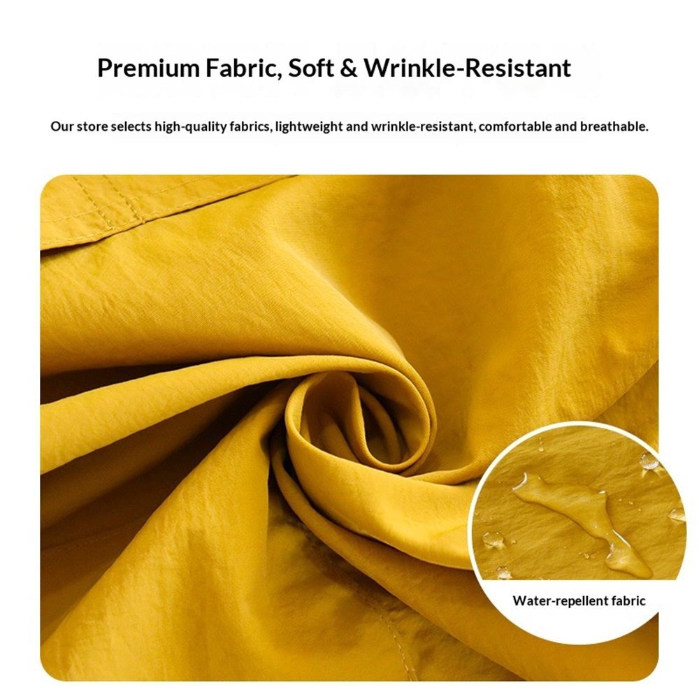 Waterproof Apron for Women with Pockets Barber Smock Buckle Design Hair Stylist Apron for Kitchen Garden Men - Image 2