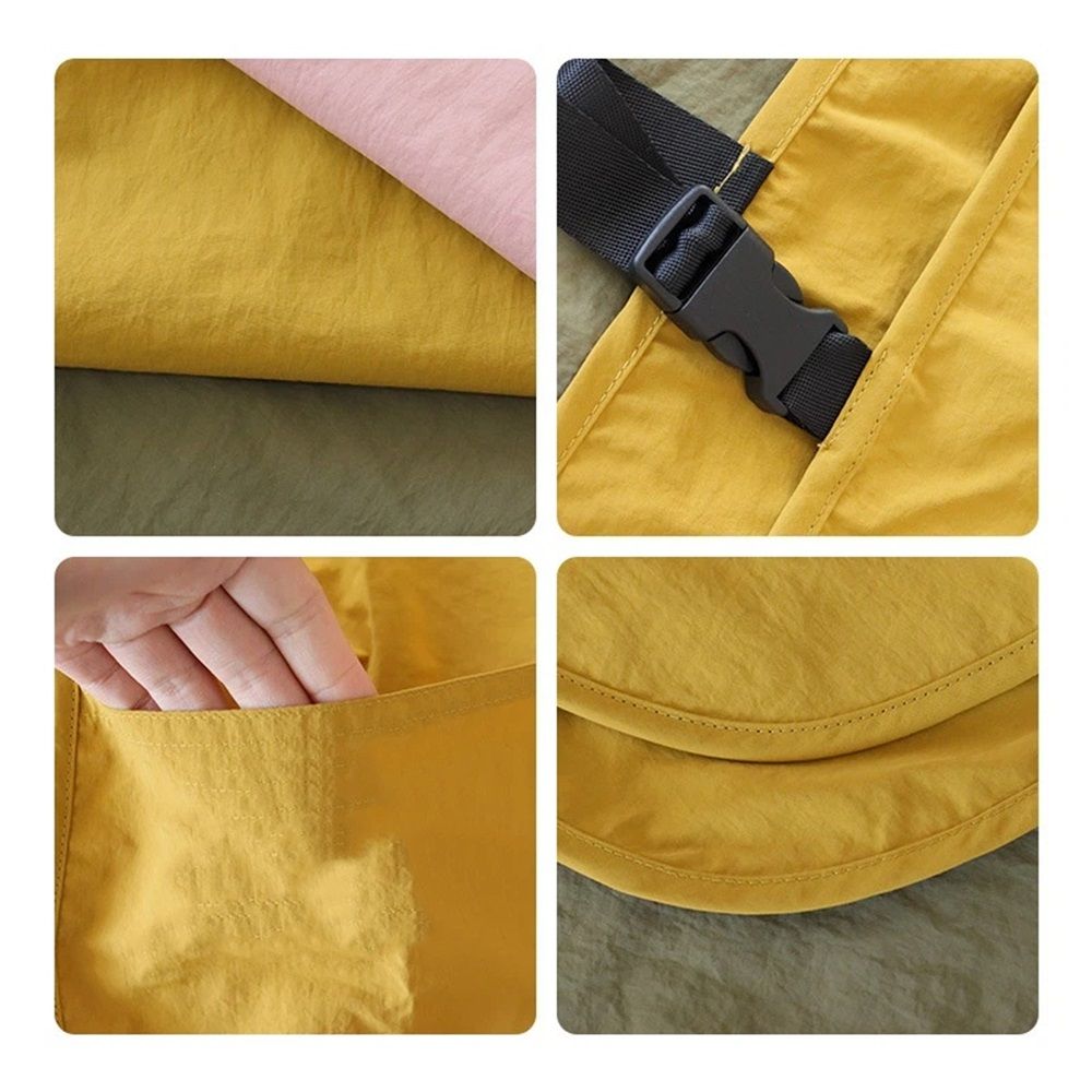 Waterproof Apron for Women with Pockets Barber Smock Buckle Design Hair Stylist Apron for Kitchen Garden Men - Image 3