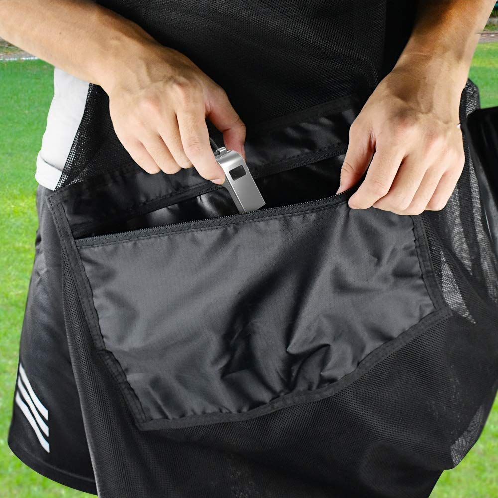 Extra Large Heavy Duty Mesh Bag. Best for Soccer Ball, Water Sports, Beach Cloth, Swimming Gears. Adjustable Shoulder Strap. Secure Side Pocket（30” x 40”） - Image 2