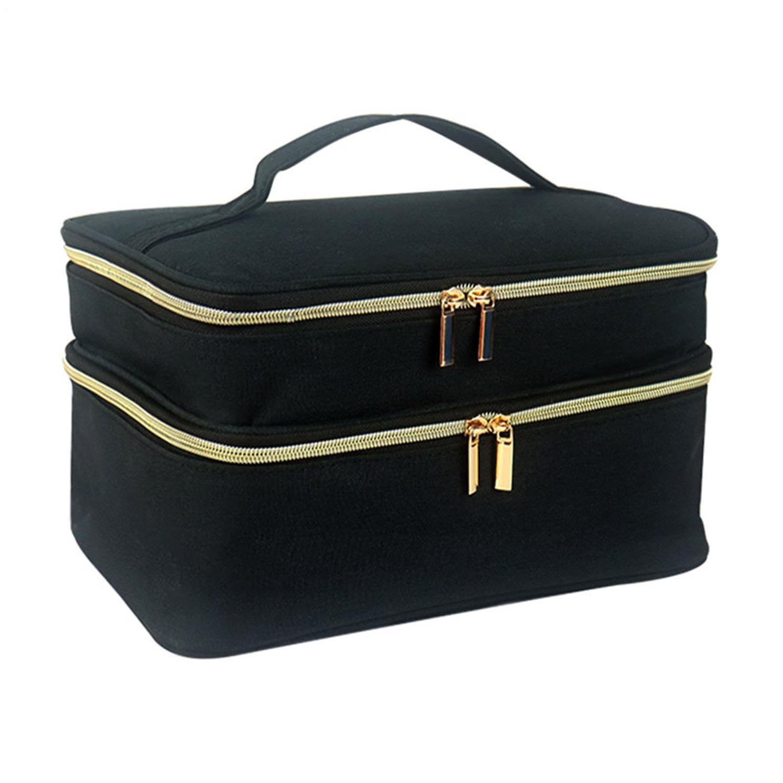 Double-Layer Sewing Bag Accessories Organizer, Large Sewing Supplies Storage for Tools Kit, Thread, Needles, Pins, Buttons - Bag Only - Image 1