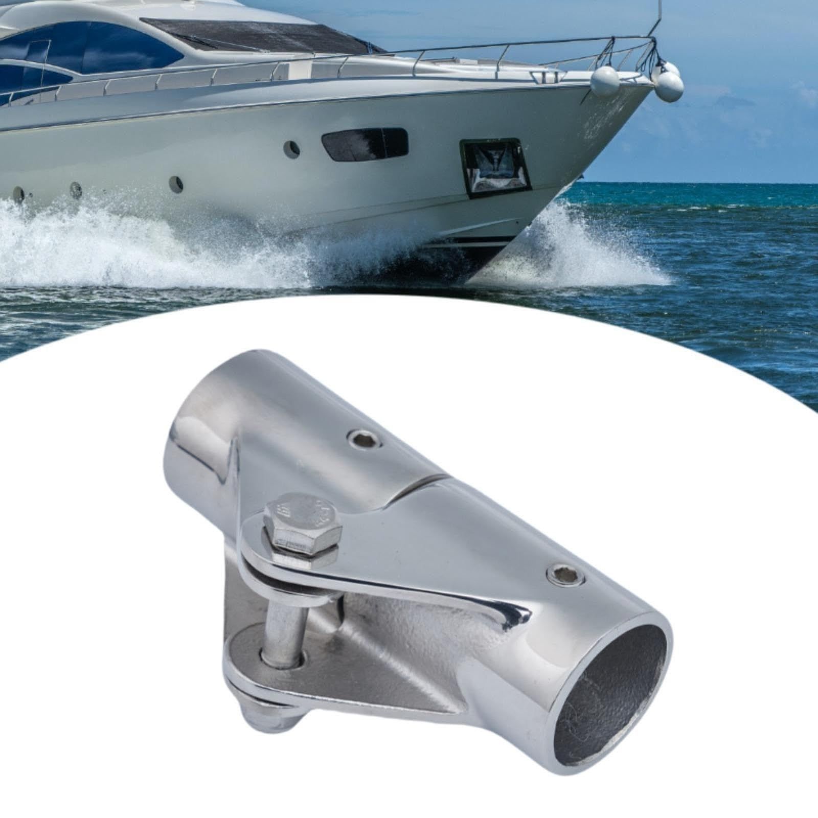 25mm Marine Boat Stainless Steel Folding Swivel Coupling Tube Pipe Connector Fitting Boat Hardware Boat Pipe Connector - Image 3