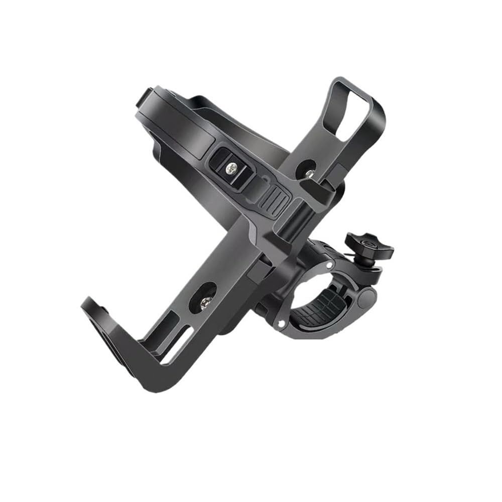 Bike Water Bottle Holder 360 Degrees Rotation Black Cup Holder Drinking Bottle Holder Fit Bike Electric Scooter Mountain Bike - Image 1