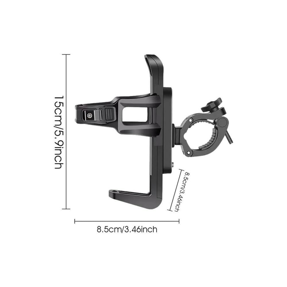 Bike Water Bottle Holder 360 Degrees Rotation Black Cup Holder Drinking Bottle Holder Fit Bike Electric Scooter Mountain Bike - Image 5