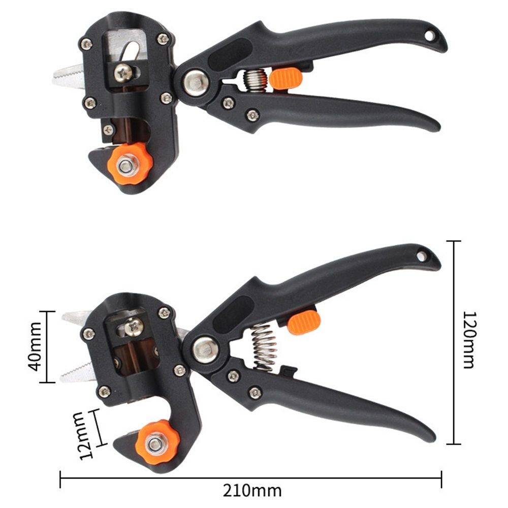 Grafting Tool Kit, Garden Pruner Tools with Replacement Blades, Plant Branch Vine Fruit Tree Cutting Tool Kits Scissors, Perfect for Fruit Trees Grafting (Bag packaging) - Image 5