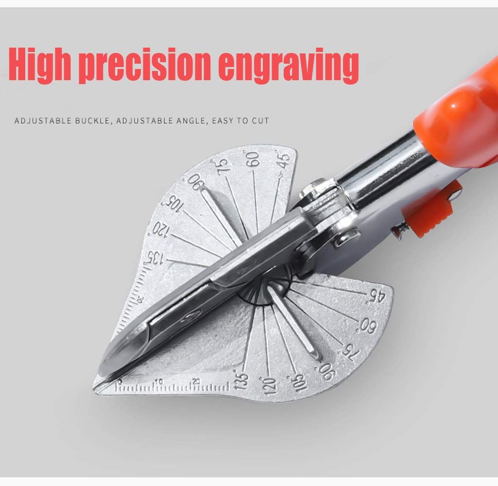 Angle Mitre Shear Cutter - Multifunctional Tool for Angular Cutting of Plastic, PVC, and Molding Trim Adjustable at 45 To 135 Degree - Image 3