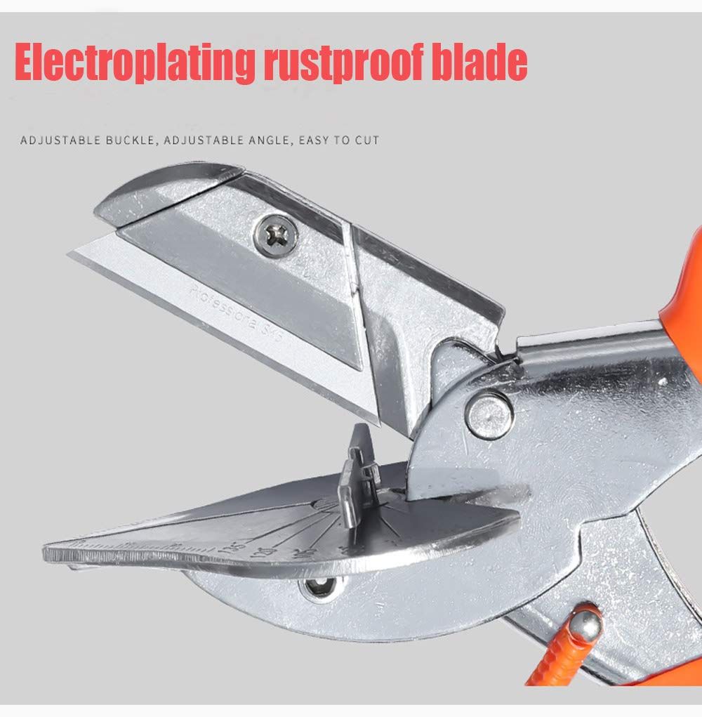 Angle Mitre Shear Cutter - Multifunctional Tool for Angular Cutting of Plastic, PVC, and Molding Trim Adjustable at 45 To 135 Degree - Image 4