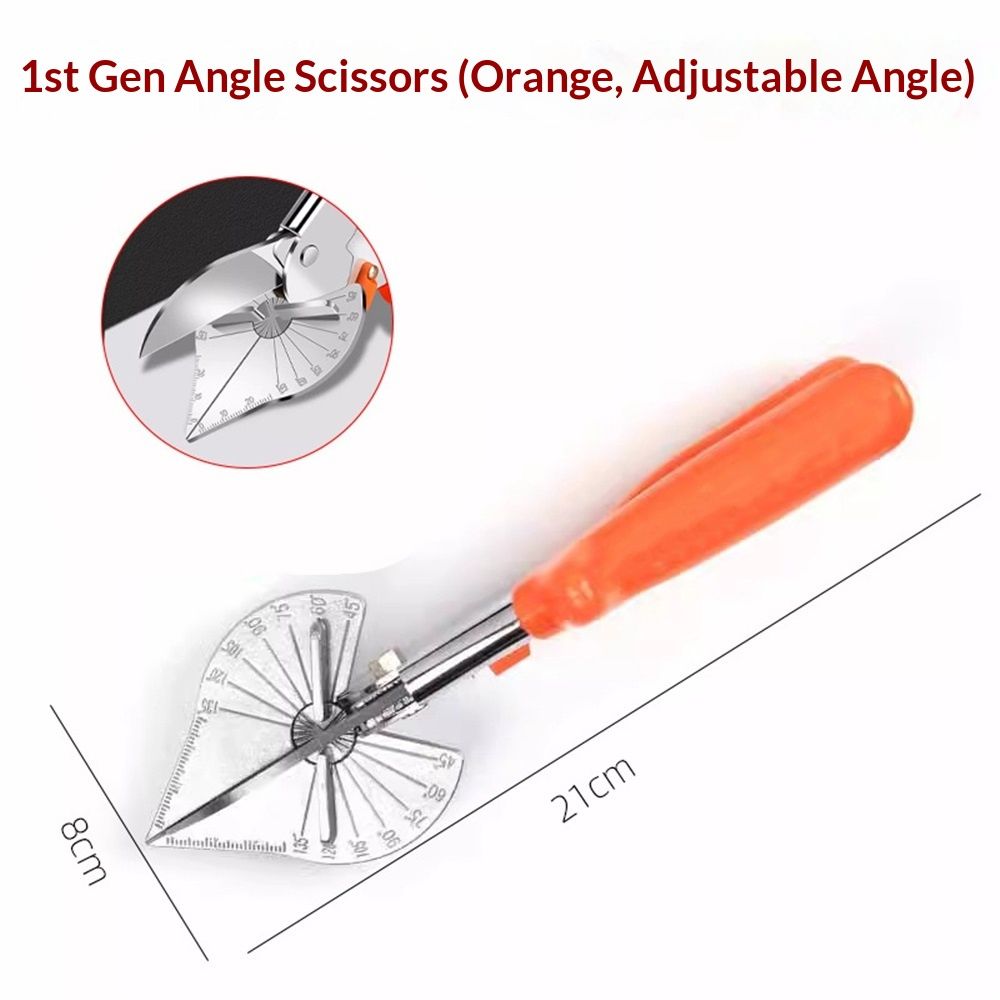 Angle Mitre Shear Cutter - Multifunctional Tool for Angular Cutting of Plastic, PVC, and Molding Trim Adjustable at 45 To 135 Degree - Image 5