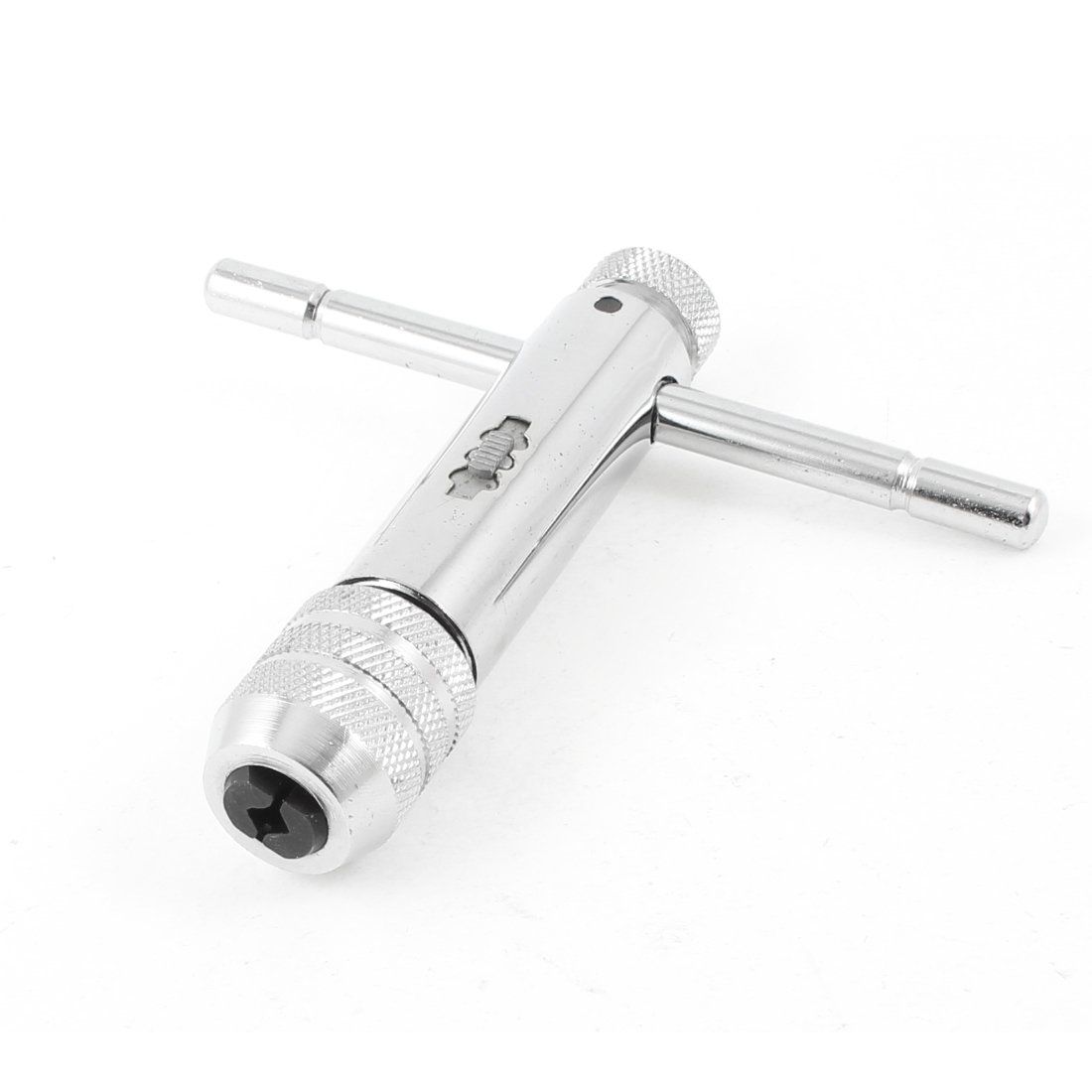 Adjustable Ratchet Tap Wrench T-Handle, M3-M8 Capacity, Tap Reamer Tapping Ratcheting Wrench,90mm Body Length - Image 1