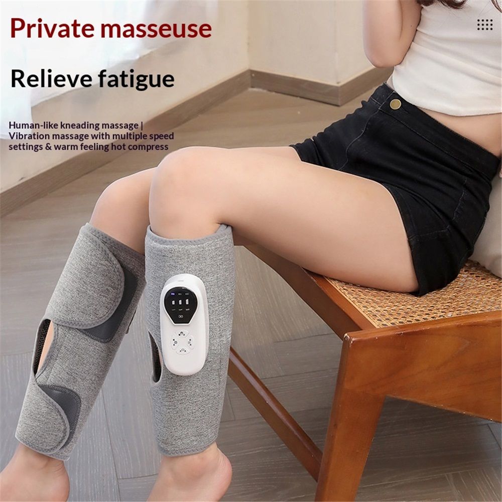 A pair Cordless Leg Massager with Heat and Compression, Rechargeable Leg Compression Massager for Circulation, Muscle Relaxation for Calf, Gifts for Dad Mom Men Women Gym Office Home - Image 2