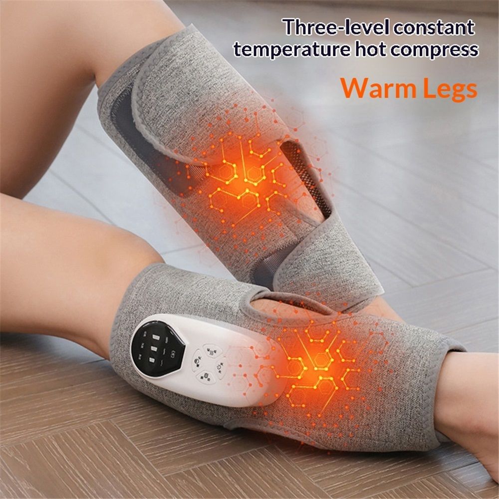 A pair Cordless Leg Massager with Heat and Compression, Rechargeable Leg Compression Massager for Circulation, Muscle Relaxation for Calf, Gifts for Dad Mom Men Women Gym Office Home - Image 4