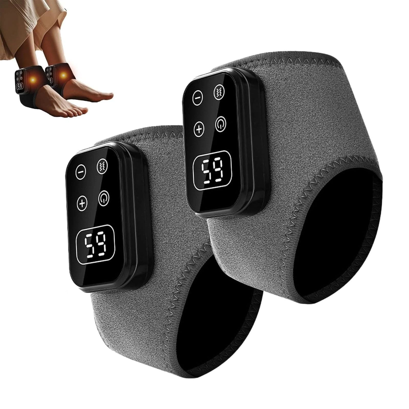 A pair Massager, Wireless Portable Foot Massager Method Foot Revive Massager, Ideal for Home, Office, and Travel - Image 1