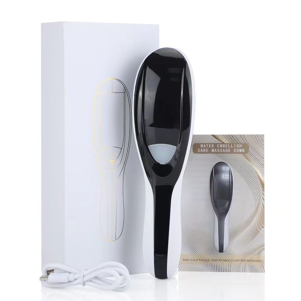 Electric Scalp Massage Brush, Scalp Massager, Hair Massager Comb with Soft Rubber, Atomization Massagers Gifts Applicator Comb - Image 1