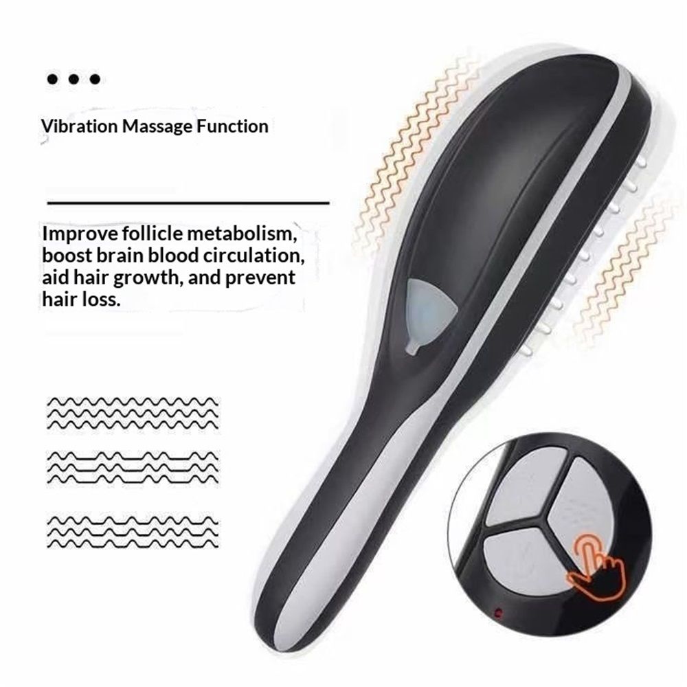 Electric Scalp Massage Brush, Scalp Massager, Hair Massager Comb with Soft Rubber, Atomization Massagers Gifts Applicator Comb - Image 2