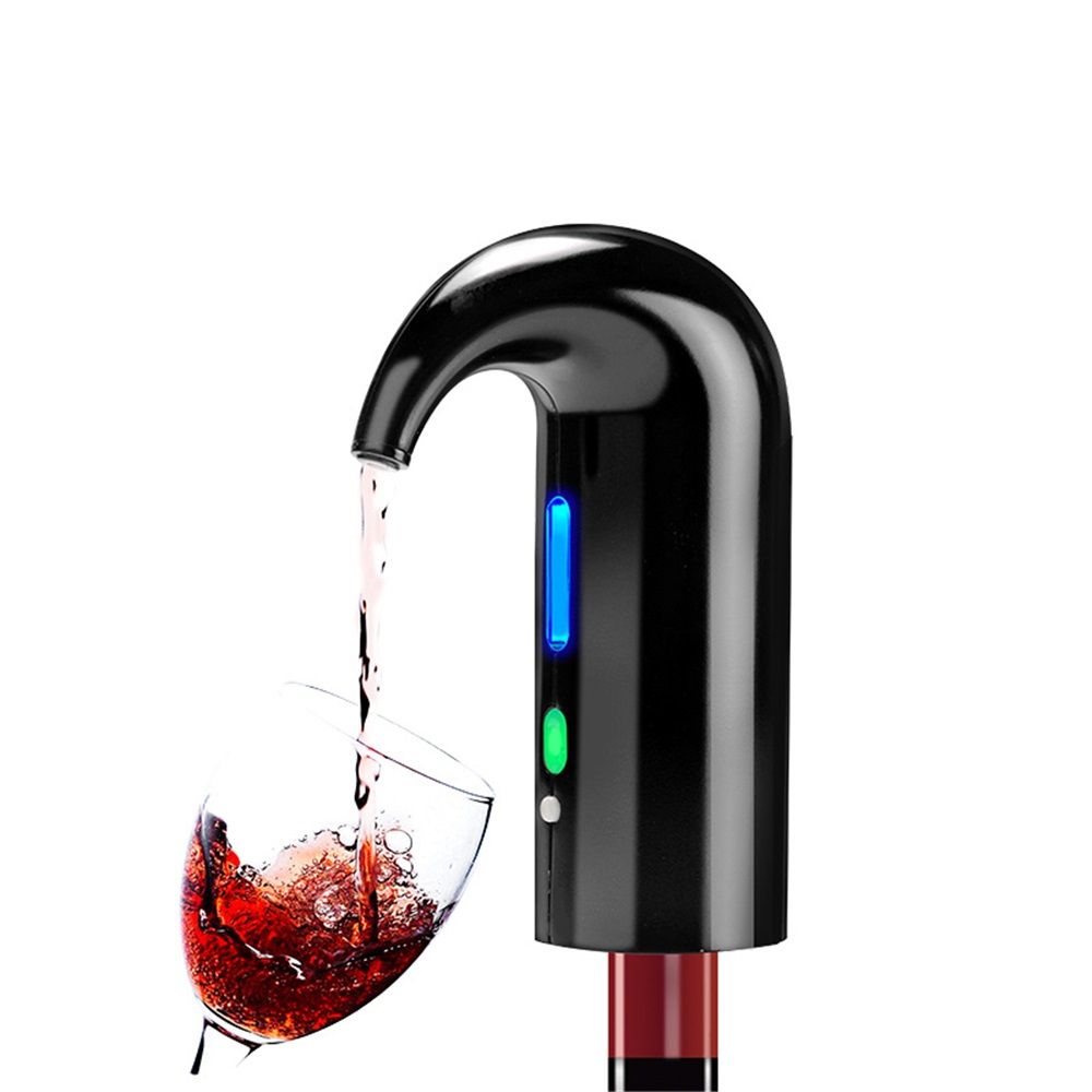 Electric Wine Decanter Best Sellers One Touch Red -White Wine Accessories Aeration Work with Wine Opener for Beginner Enthusiast - Spout Pourer - wine preserver - Image 1