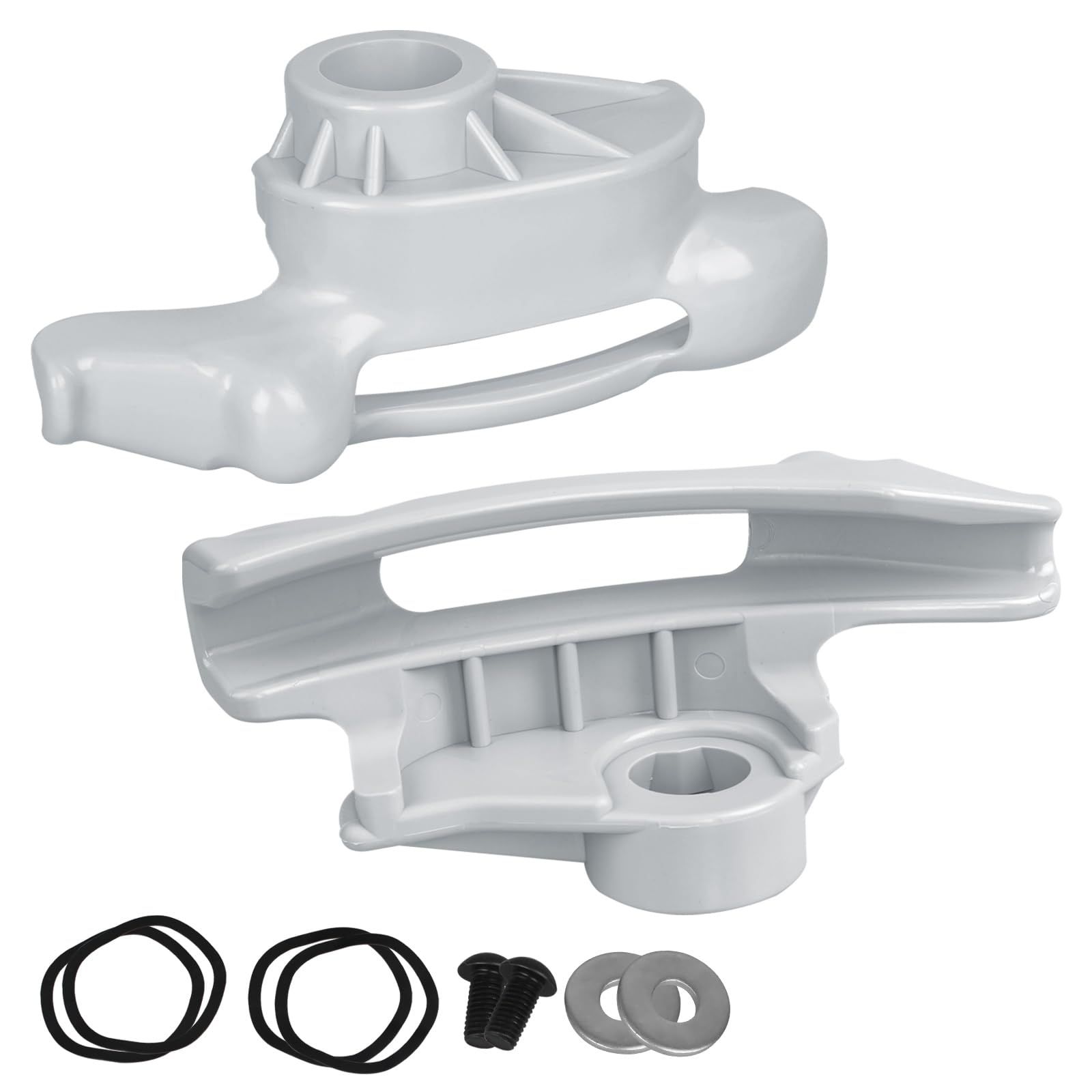 2 pack Replacement for Tire Machine Duck Head/Duck Bill – Low Profile Nylon Mount/Demount Kit (Grey 2Pack) - Image 1