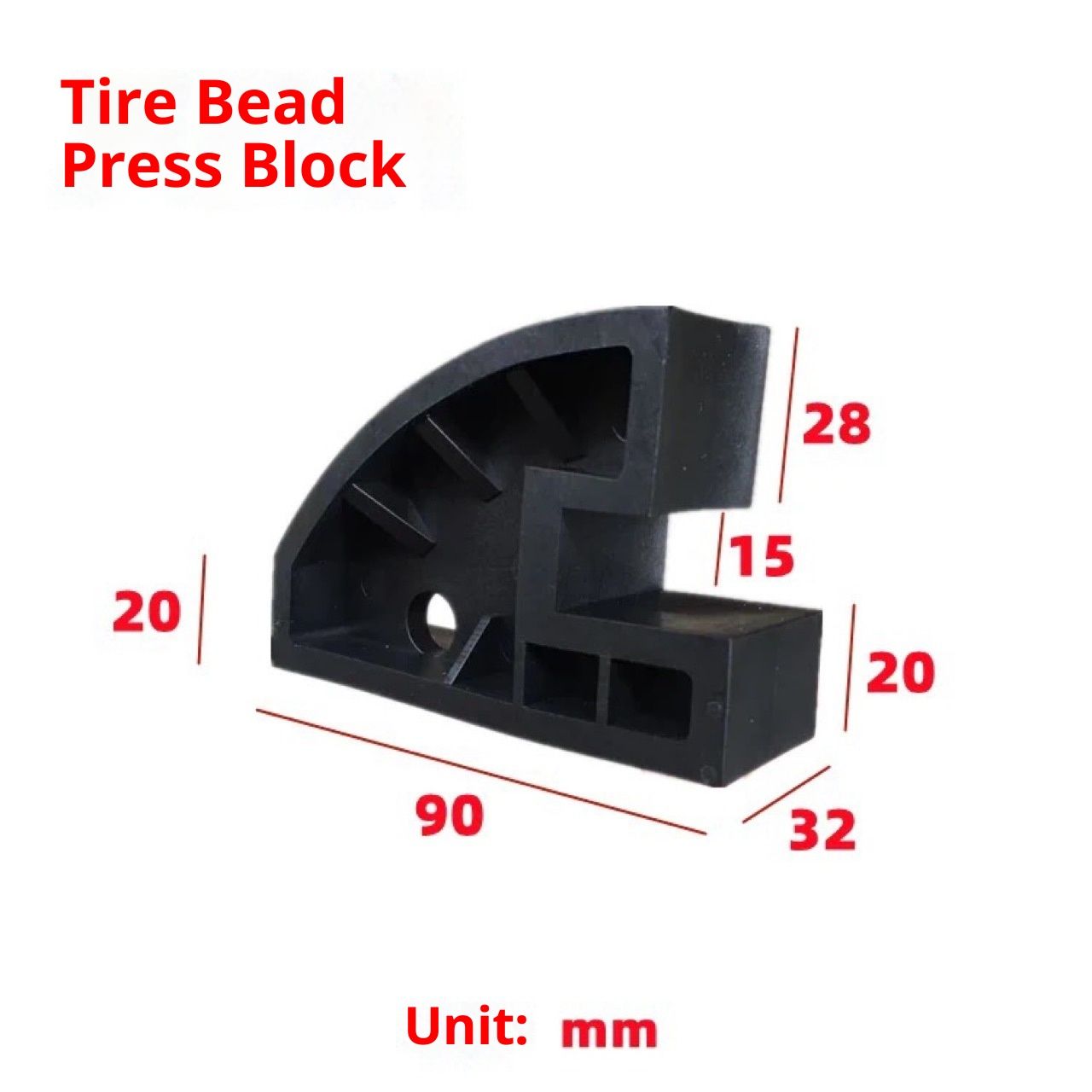 Car Auto Tire Bead Clamp, Car Auto Tire Changer Changing Demount Drop Center Tool Rim Bead Clamp Heavy Duty Machine Wheels Tyres Parts Tool Rim Clamp (4 PCS) - Image 4