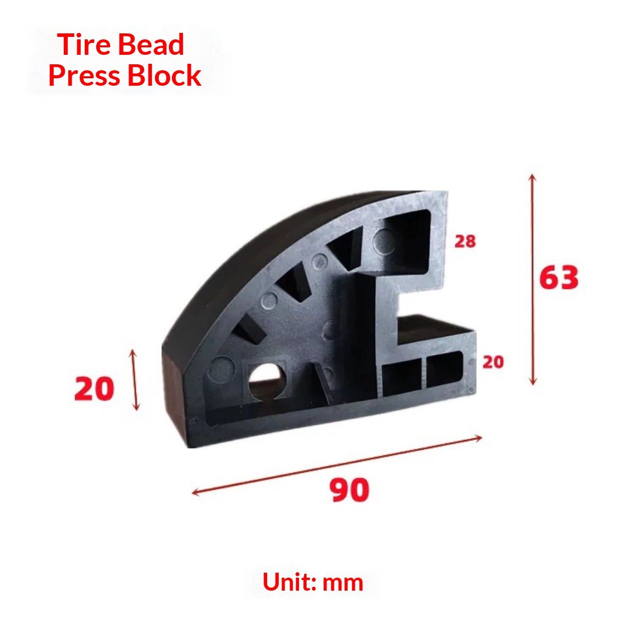 Car Auto Tire Bead Clamp, Car Auto Tire Changer Changing Demount Drop Center Tool Rim Bead Clamp Heavy Duty Machine Wheels Tyres Parts Tool Rim Clamp (4 PCS) - Image 5