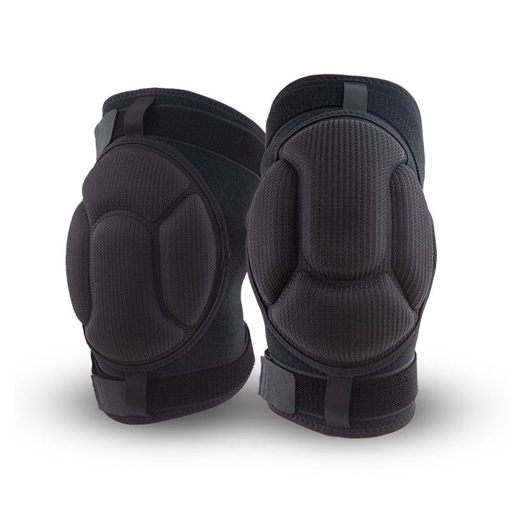 a pair of Adult knee pads for Cleaning Construction Work Volleyball, Football Dance, Adjustable Straps Non-Slip Straps (M black) - Image 1