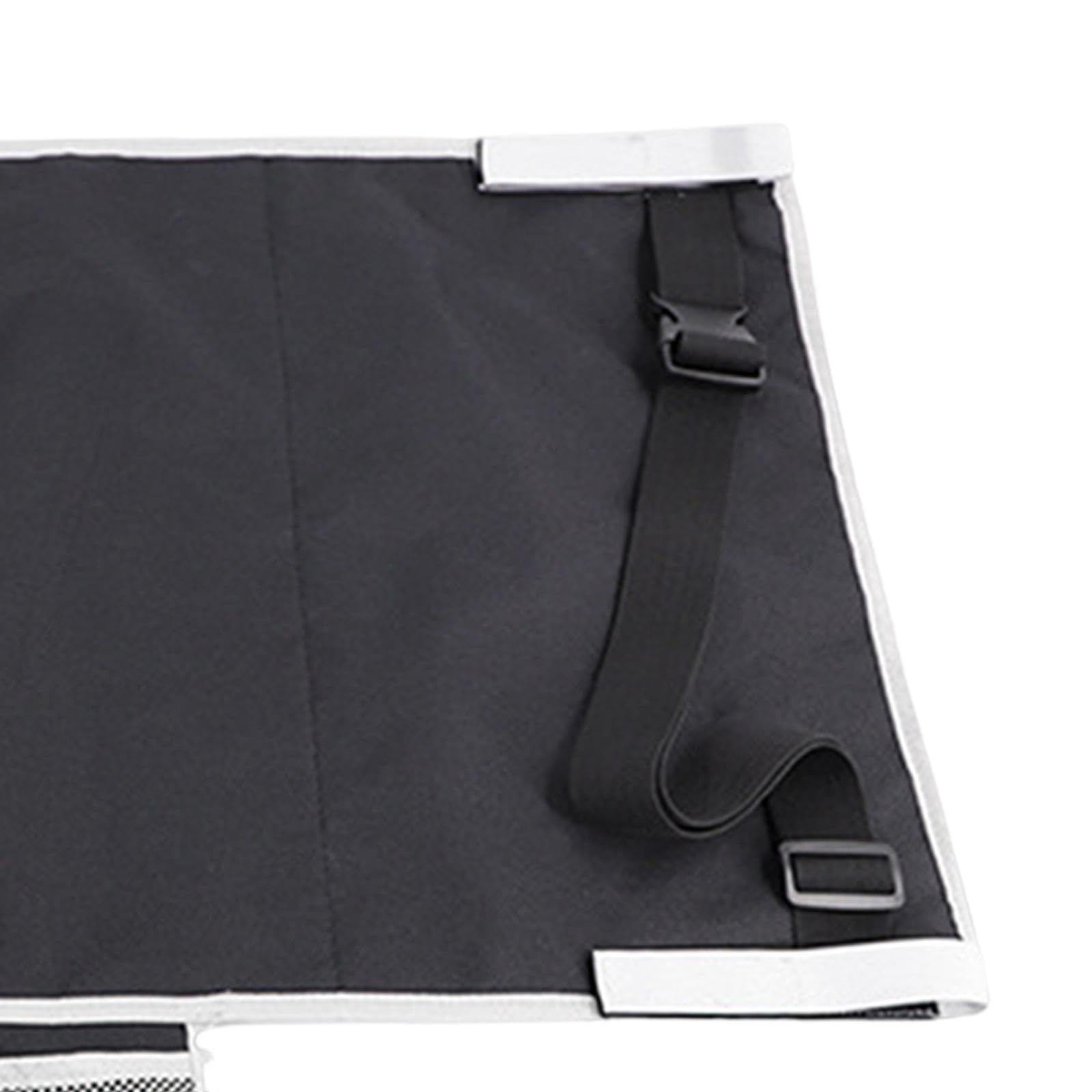 Toddler Airplane Bed, Portable Airplane Seat Extender Travel Bed for Kids, Soft Baby Plane Travel Essentials for Flying, Toddlers Long Flight Must Haves Footrest(black+Storage bag) - Image 3