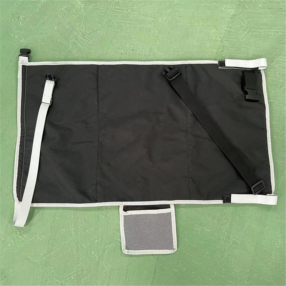 Toddler Airplane Bed, Portable Airplane Seat Extender Travel Bed for Kids, Soft Baby Plane Travel Essentials for Flying, Toddlers Long Flight Must Haves Footrest(black+Storage bag) - Image 5