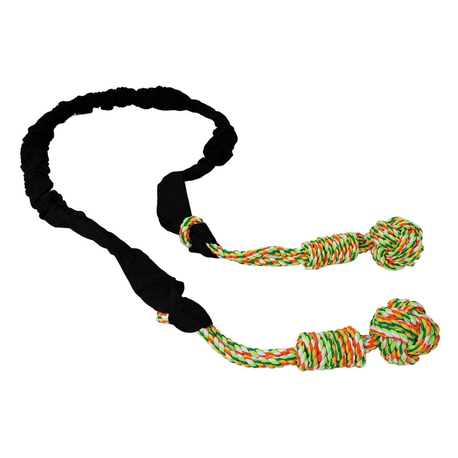 Tug of War Dog Toy for Pitbull Medium to Large Dogs, Indoor Outdoor Use Bungee Hanging Exercise Ropes Muscle Builder Interactive Toys black (Door Hanging Style) - Image 4