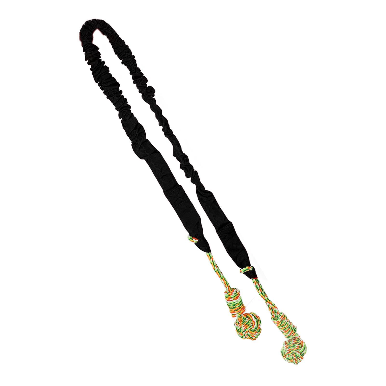 Tug of War Dog Toy for Pitbull Medium to Large Dogs, Indoor Outdoor Use Bungee Hanging Exercise Ropes Muscle Builder Interactive Toys black (Door Hanging Style) - Image 5