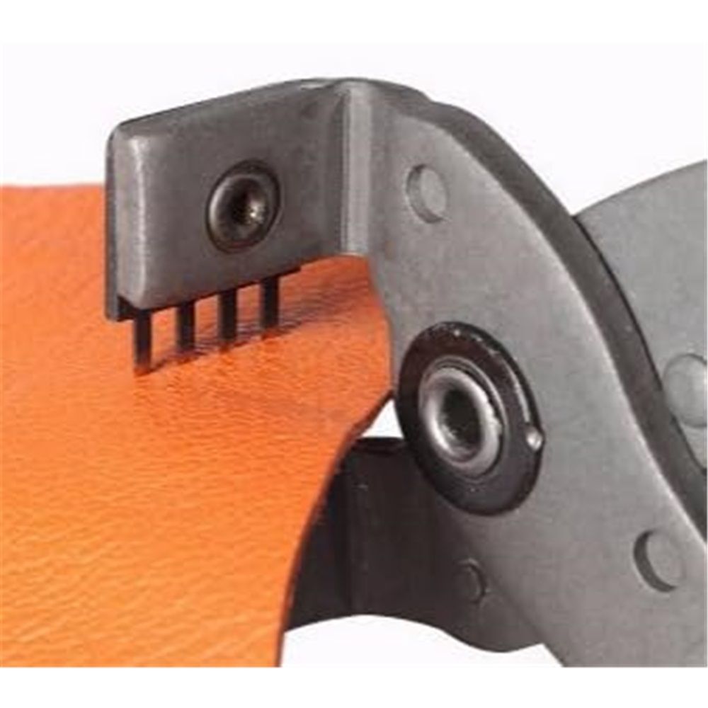Leather Piercer Leather Craft Hole Punch Tools Hand-Held Silent Pliers Diamond Sewing Stitching Chisel Pricking Iron 4mm (4 Teeth) - Image 2