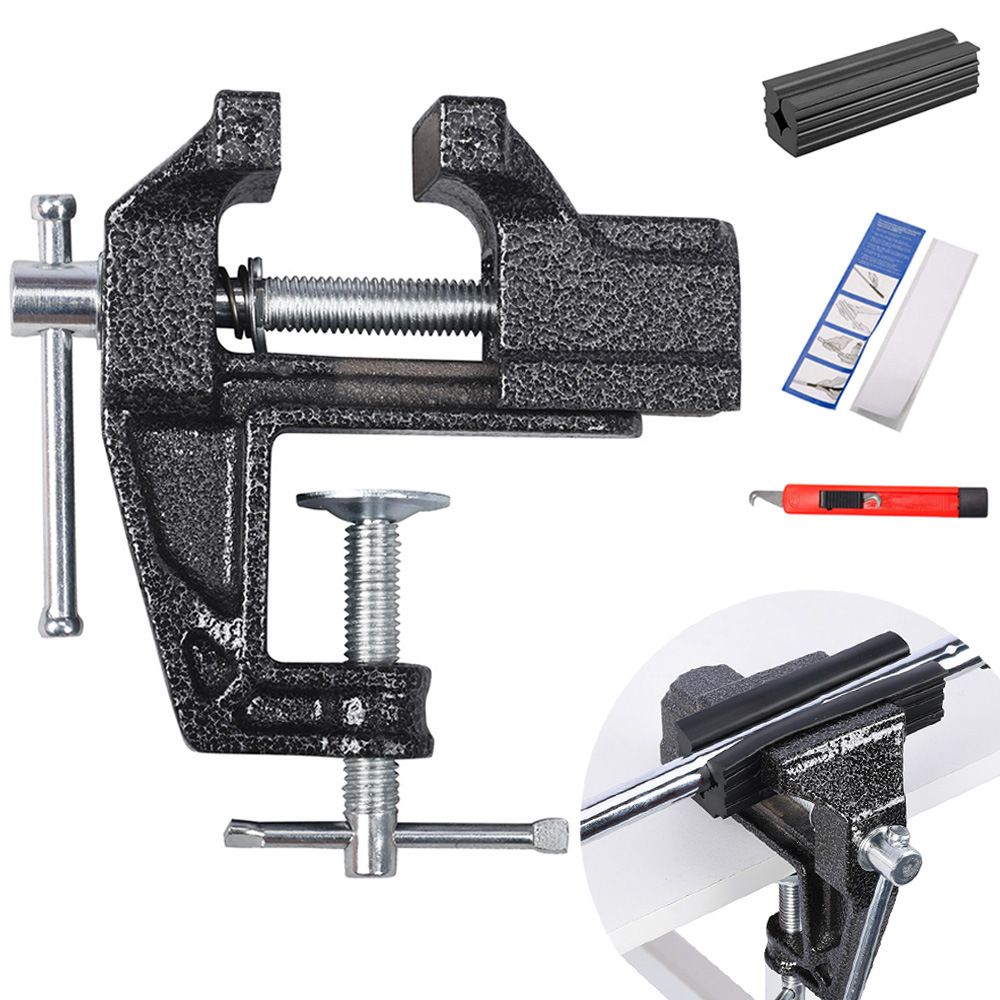 Golf Grip Kit for Regripping Golf Clubs, Portable Table Vise Rubber Clamp for Golf Grip Removal Tool Golf Club Regripping Kit - Image 1