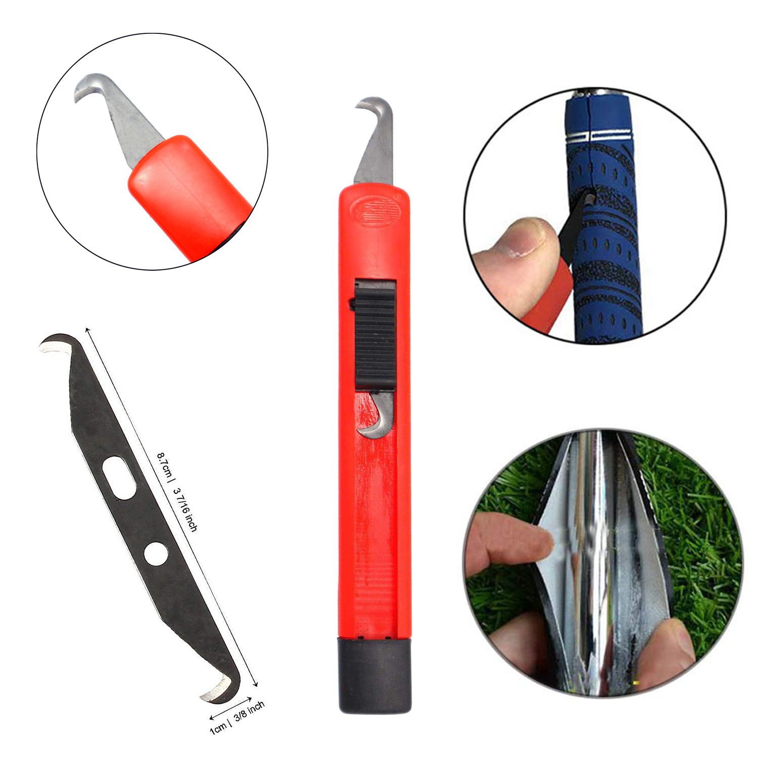Golf Grip Kit for Regripping Golf Clubs, Portable Table Vise Rubber Clamp for Golf Grip Removal Tool Golf Club Regripping Kit - Image 2